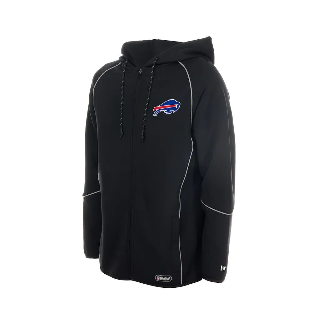 Buffalo Bills New Era Combine Authentic Raglan Full-Zip Hoodie