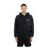 Buffalo Bills New Era Combine Authentic Raglan Full-Zip Hoodie - Black - Front View