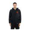 Chicago Bears New Era Combine Authentic Raglan Full-Zip Hoodie - Black - Front View