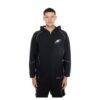 Philadelphia Eagles New Era Combine Authentic Raglan Full-Zip Hoodie - Black - Front View