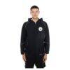 Pittsburgh Steelers New Era Combine Authentic Raglan Full-Zip Hoodie - Black - Front View