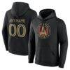Atlanta United FC Big & Tall Team Authentic Custom Hoodie - Black - Front View
