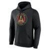 Atlanta United FC Big & Tall Team Authentic Custom Hoodie - Black - Side View