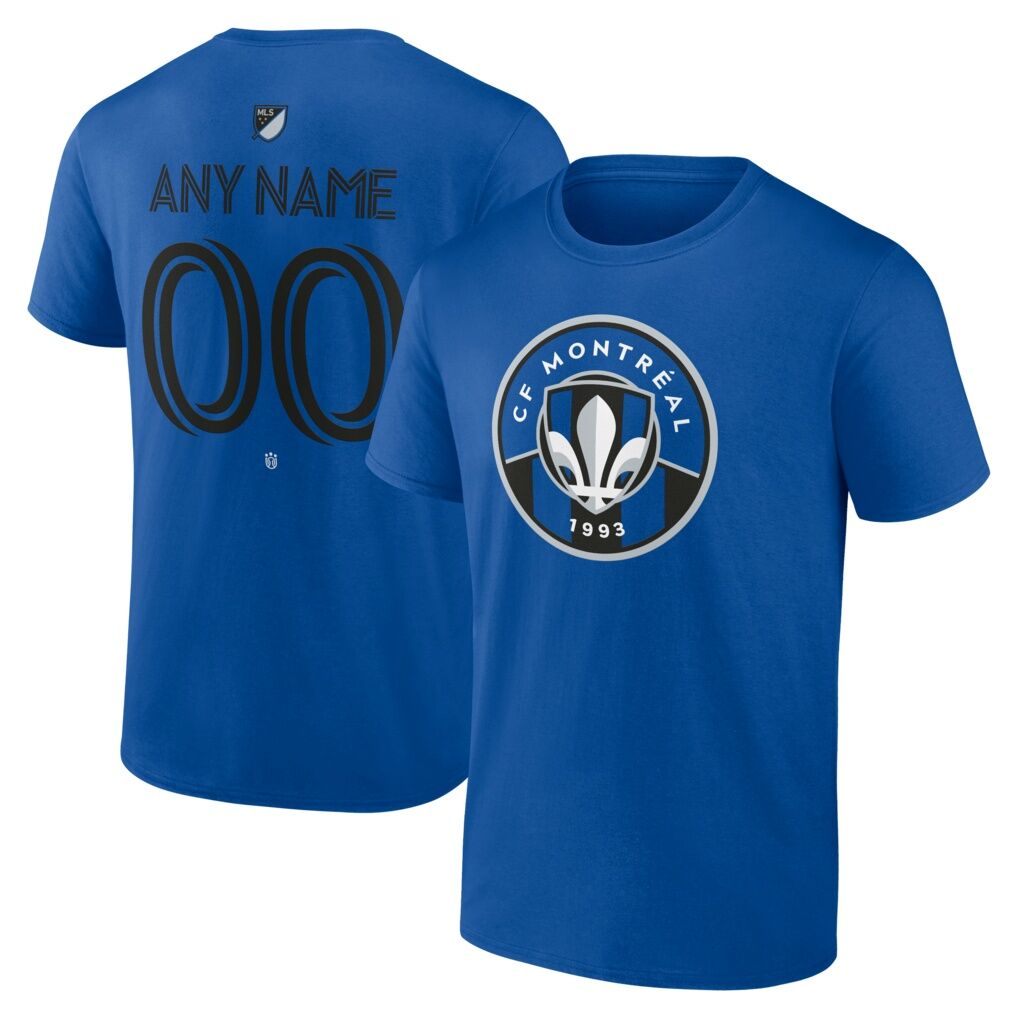 CF Montreal Big & Tall Team Authentic Custom T-Shirt – Royal