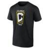 Columbus Crew Big & Tall Team Authentic Custom T-Shirt - Black - Side View