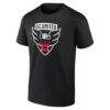 D.C. United Big & Tall Team Authentic Custom T-Shirt - Black - Side View