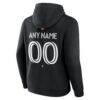 Houston Dynamo FC Big & Tall Team Authentic Custom Hoodie - Black - Detail View