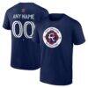 New England Revolution Big & Tall Team Authentic Custom T-Shirt - Navy - Front View
