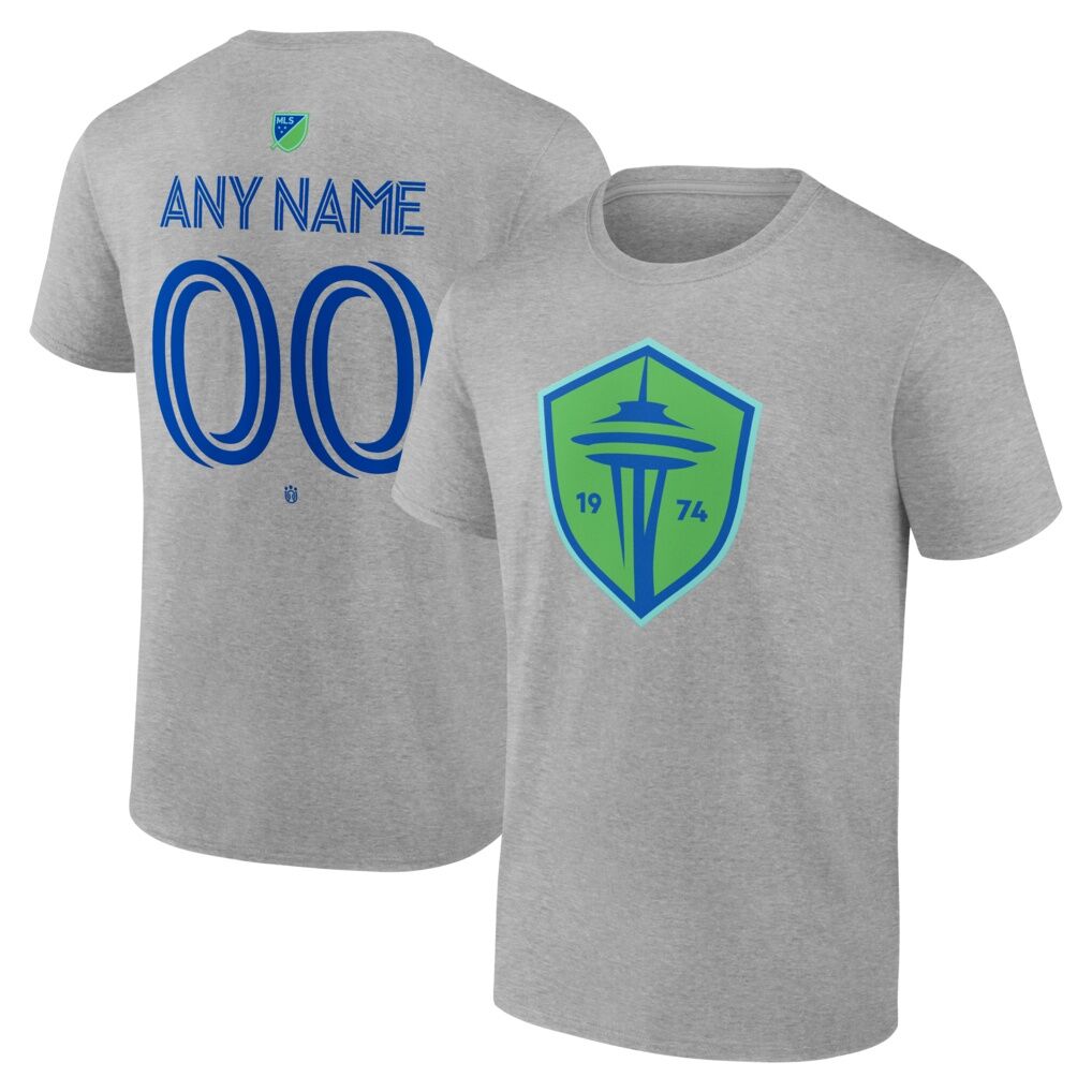 Seattle Sounders FC Big & Tall Team Authentic Custom T-Shirt