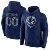 Sporting Kansas City Big & Tall Team Authentic Custom Hoodie - Navy - Front View