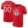 Toronto FC Big & Tall Team Authentic Custom T-Shirt - Red - Front View
