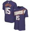 Devin Booker Phoenix Suns Nike Name & Number T-Shirt - Purple - Front View