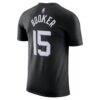 Devin Booker Phoenix Suns Jordan Brand Name & Number T-Shirt - Black - Detail View