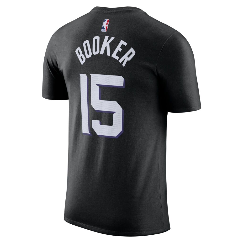 Devin Booker Phoenix Suns Jordan Brand Name & Number T-Shirt - Statement Edition
