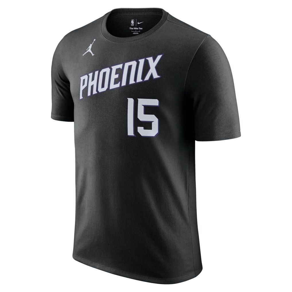Devin Booker Phoenix Suns Jordan Brand Name & Number T-Shirt - Statement Edition