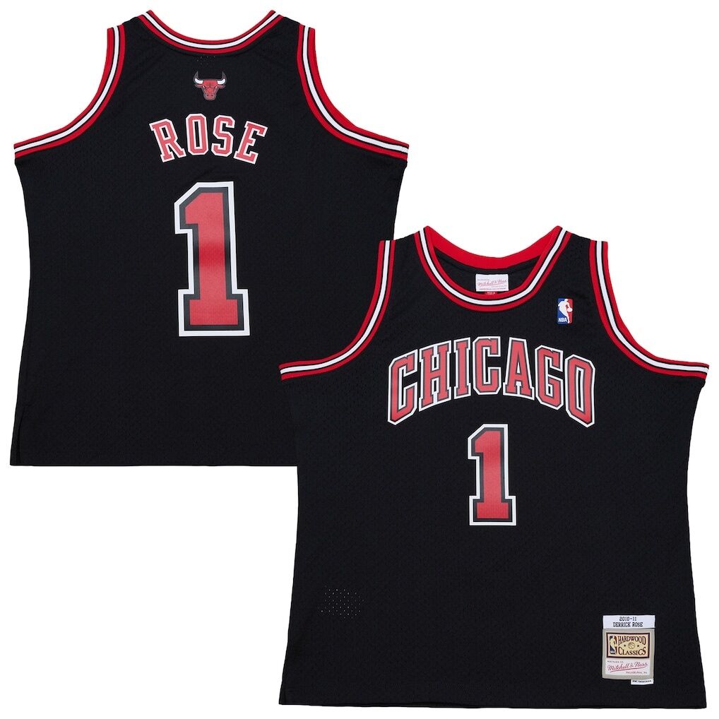 Derrick Rose Chicago Bulls Mitchell & Ness Big & Tall 2010/11 Swingman Jersey