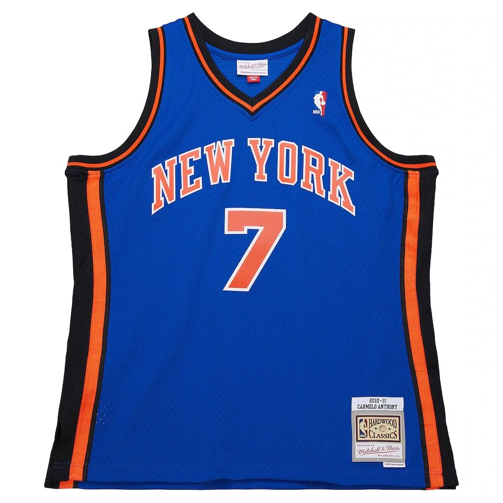 Carmelo Anthony New York Knicks Mitchell & Ness Big & Tall 2010/11 Swingman Jersey