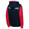 Houston Texans Outerstuff Youth Stadium Colorblock Full-Zip Hoodie - Navy - Detail View