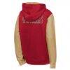 San Francisco 49ers Outerstuff Youth Stadium Colorblock Full-Zip Hoodie - - Detail View