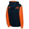Chicago Bears Outerstuff Youth Stadium Colorblock Full-Zip Hoodie - Navy - Detail View