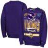 Minnesota Vikings Outerstuff Youth Run & Gun Fleece Sweatshirt - Purple - Front View