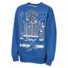 Detroit Lions Outerstuff Youth Run & Gun Fleece Sweatshirt - Blue - Side View