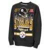 Pittsburgh Steelers Outerstuff Youth Run & Gun Fleece Sweatshirt - Black - Side View