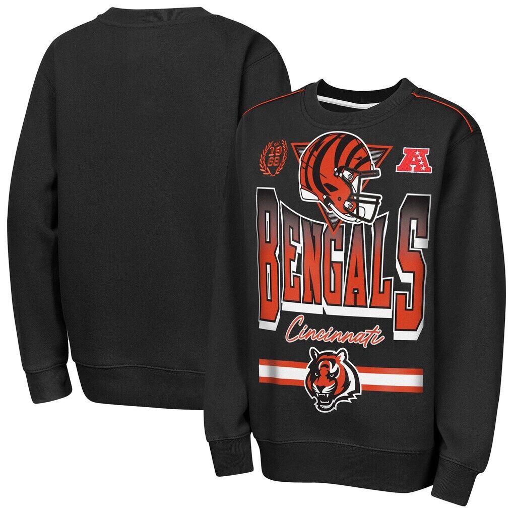 Cincinnati Bengals Outerstuff Youth Run & Gun Fleece Sweatshirt