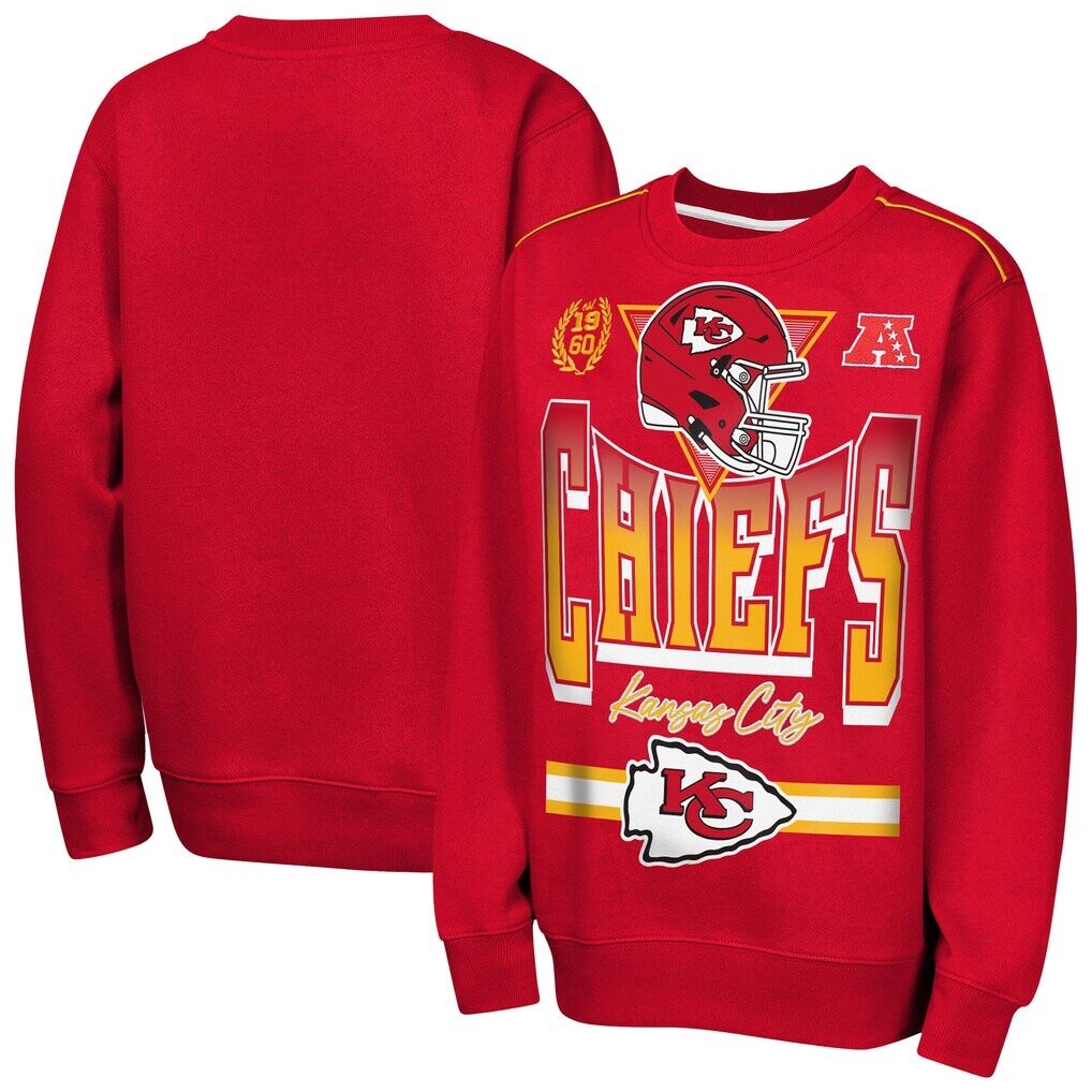 Kansas City Chiefs Outerstuff Youth Run & Gun Fleece Sweatshirt