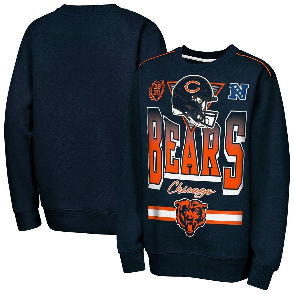 Chicago Bears Outerstuff Youth Run & Gun Fleece Sweatshirt