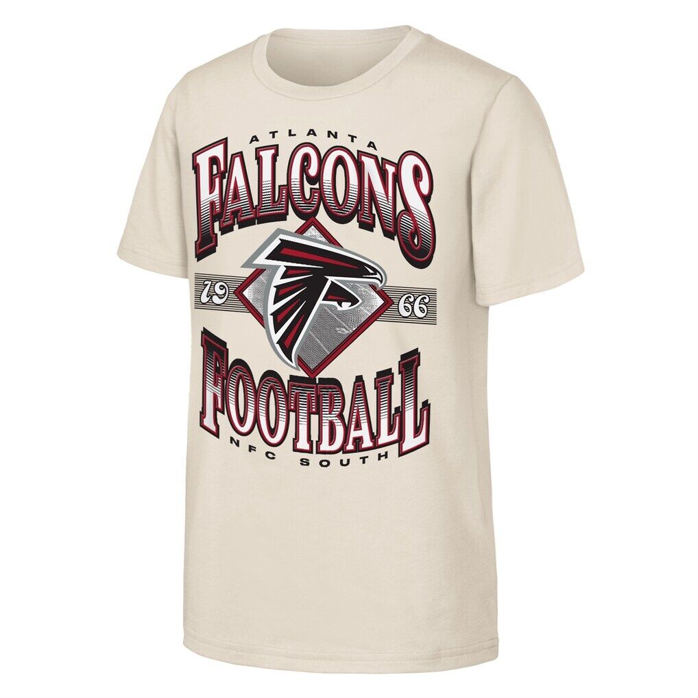 Atlanta Falcons Outerstuff Youth NFL Of Days Past T-Shirt - Natural
