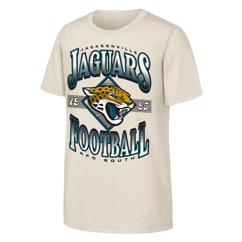 Jacksonville Jaguars Outerstuff Youth NFL Of Days Past T-Shirt - Natural