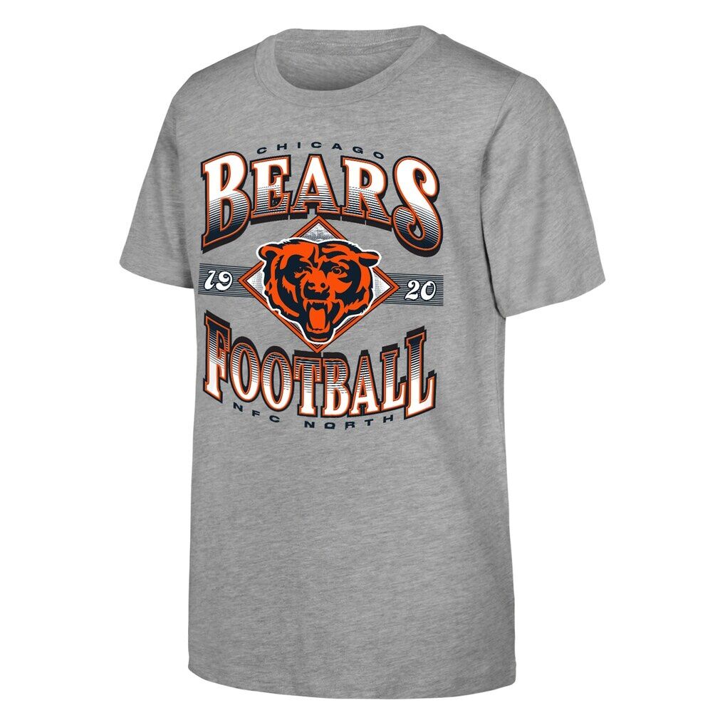 Chicago Bears Outerstuff Youth NFL Of Days Past T-Shirt - Heather Gray