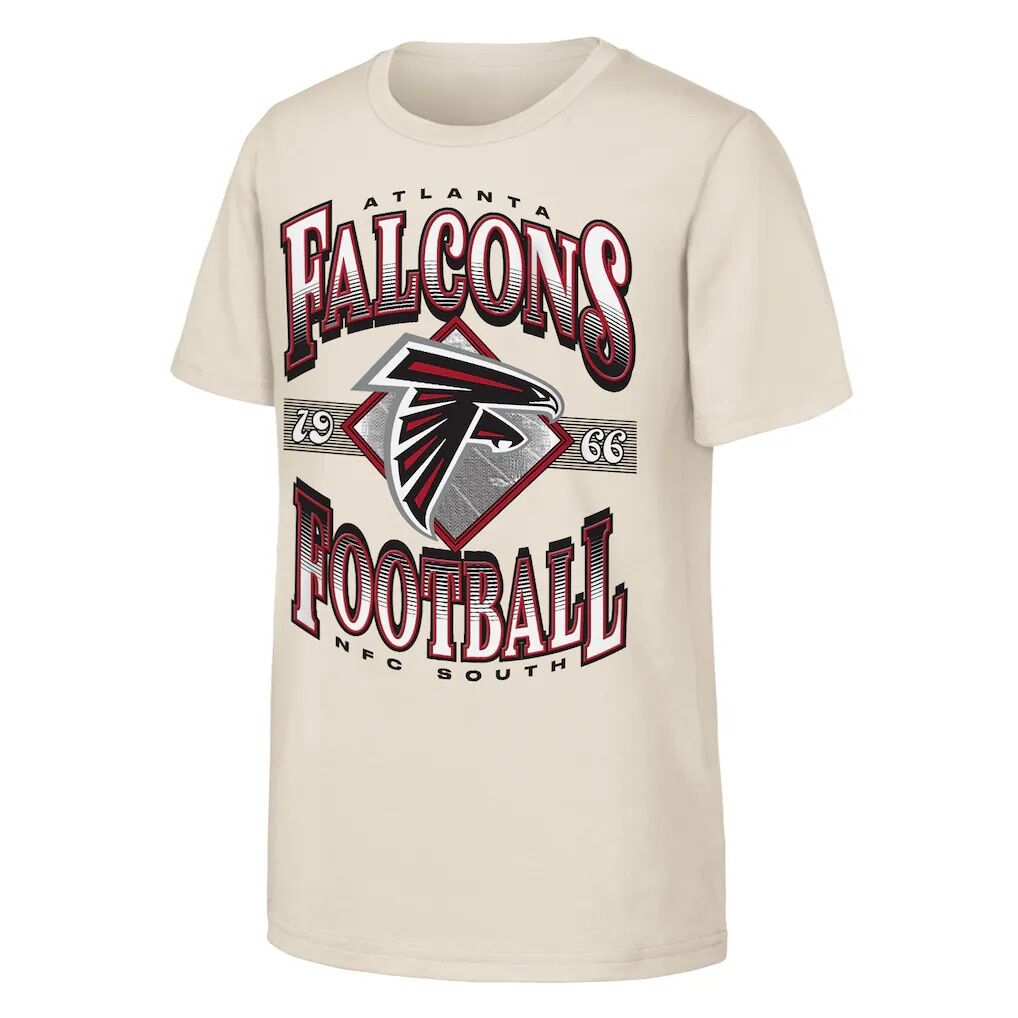 Atlanta Falcons Outerstuff Youth NFL Of Days Past T-Shirt - Heather Gray