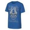 Detroit Lions Outerstuff Youth Full Gear T-Shirt - Blue - Front View