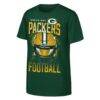 Green Bay Packers Outerstuff Youth Full Gear T-Shirt - Green - Front View