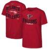Atlanta Falcons Outerstuff Youth Top Pick T-Shirt - Red - Front View