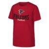 Atlanta Falcons Outerstuff Youth Top Pick T-Shirt - Red - Side View