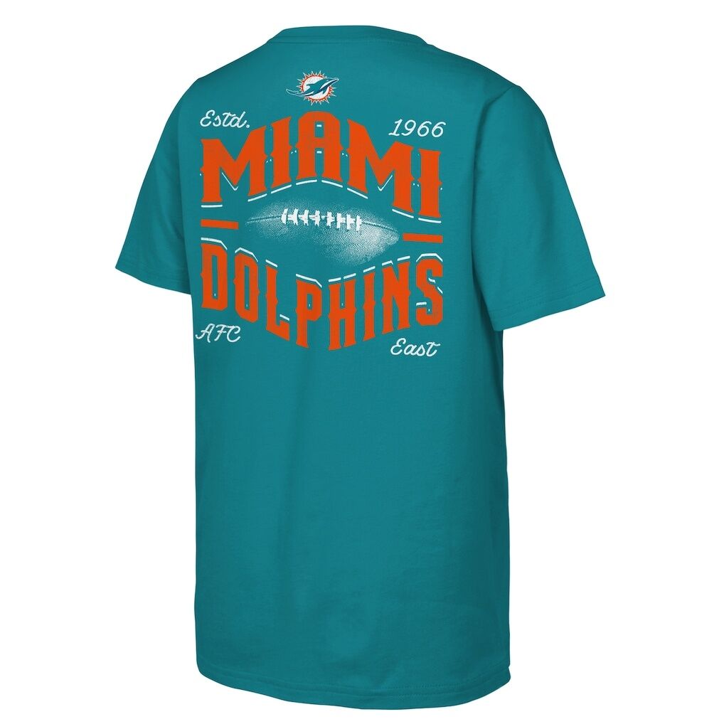 Miami Dolphins Outerstuff Youth Top Pick T-Shirt - Aqua