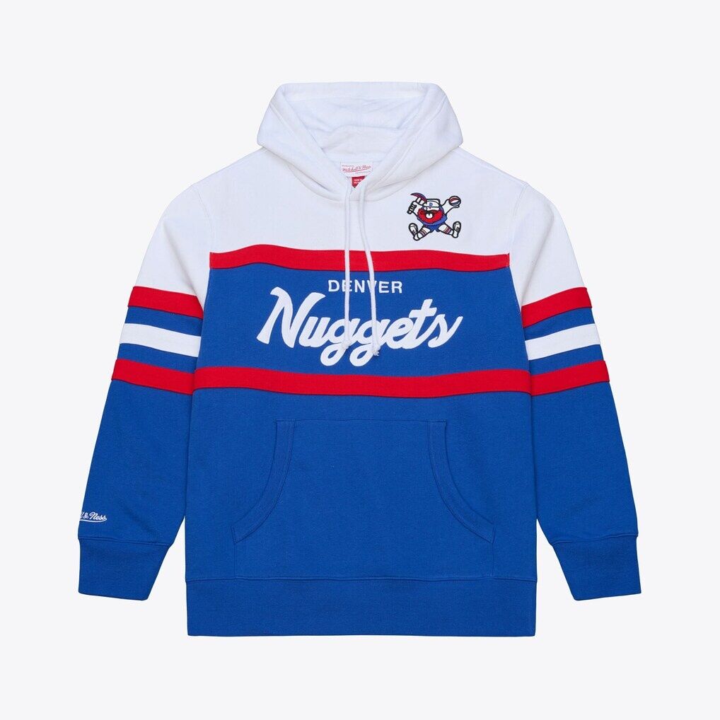 Denver Nuggets Mitchell & Ness Head Coach Hoodie - Royal