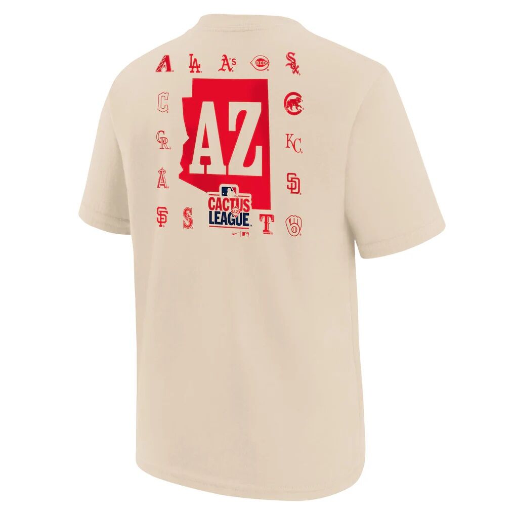 Nike Youth 2026 Spring Training Cactus League T-Shirt - Natural