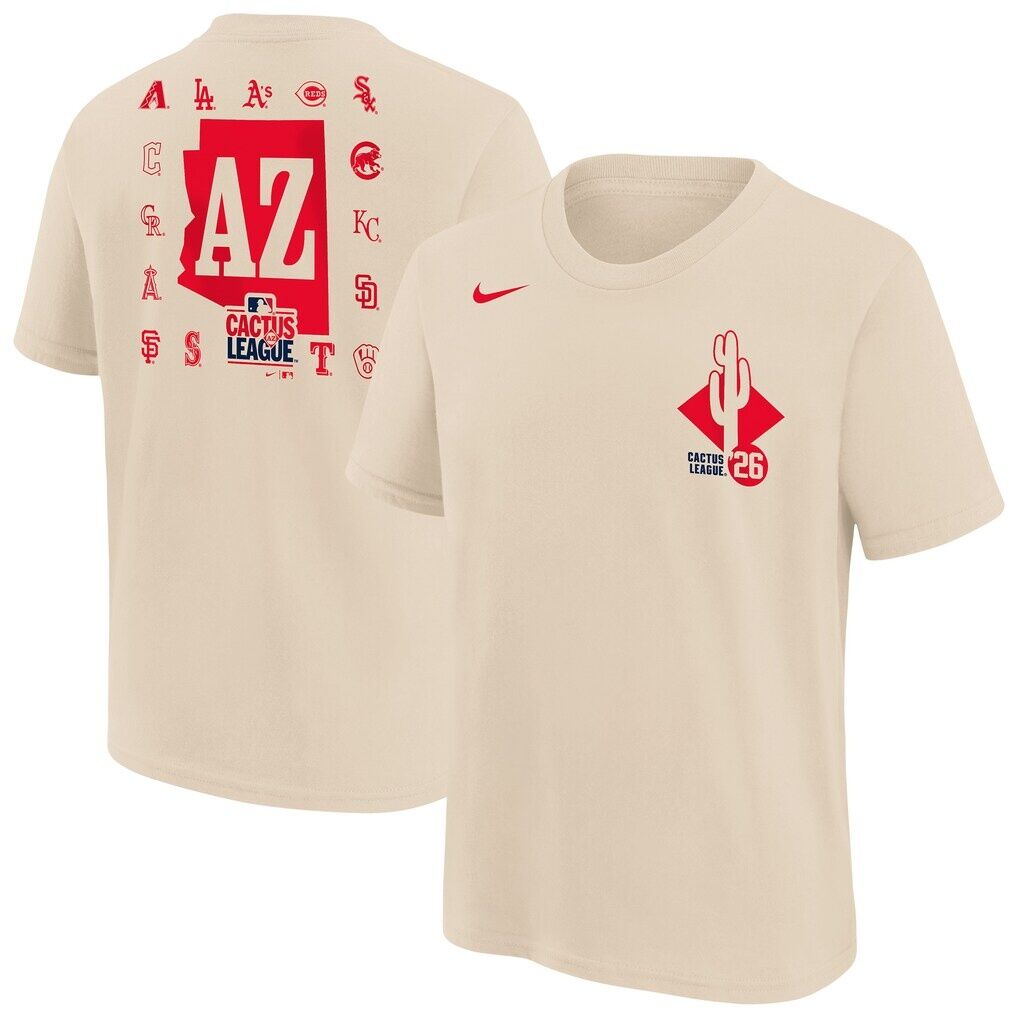 Nike Youth 2026 Spring Training Cactus League T-Shirt - Natural