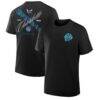 Charlotte Hornets SOS T-Shirt - Black - Front View
