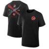 Portland Trail Blazers SOS T-Shirt - Black - Front View
