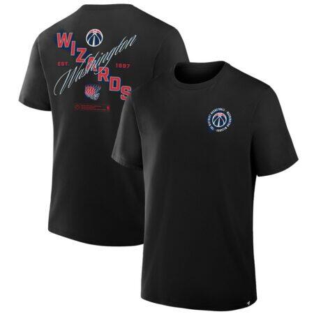 Washington Wizards SOS T-Shirt - Black - Front View