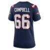 Will Campbell New England Patriots Nike Women's Team Game Jersey - Navy - Detail View