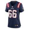Will Campbell New England Patriots Nike Women's Team Game Jersey - Navy - Side View