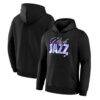 Utah Jazz SOS Hoodie - Black - Front View