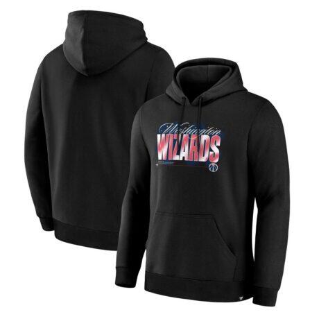 Washington Wizards SOS Hoodie - Black - Front View