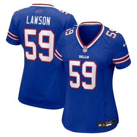 Shaq Lawson Buffalo Bills Nike Women's Team Game Jersey - - Front View